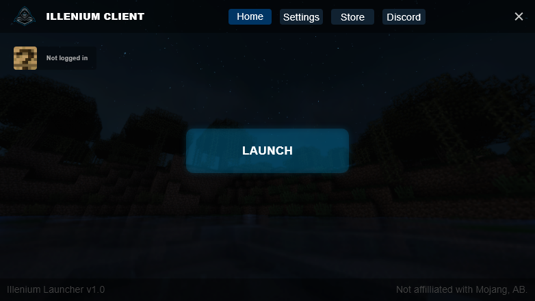 IlleniumClient's tweet image. We are currently performing some upgrades for our client. You will be informed about further developments via Twitter here. What do you think about our new launcher? 🤠