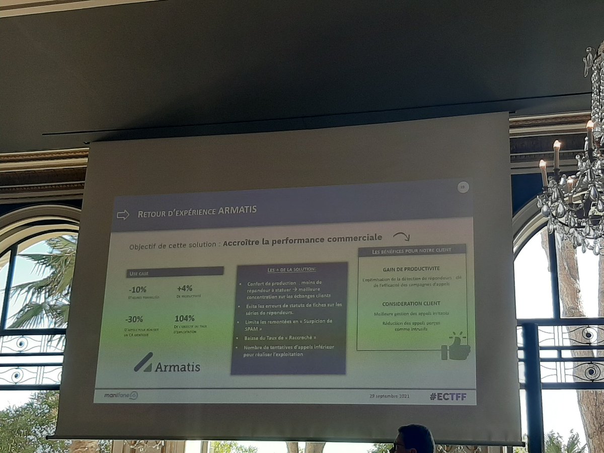 #ECTFF 2021 : <a href="/julrolandooo/">julien rolando</a> chez @ArmatisGroup confirme la performance commerciale quand on allie éthique et marketing relationnel  lors de la présentation des outils <a href="/Manifone/">Manifone</a>