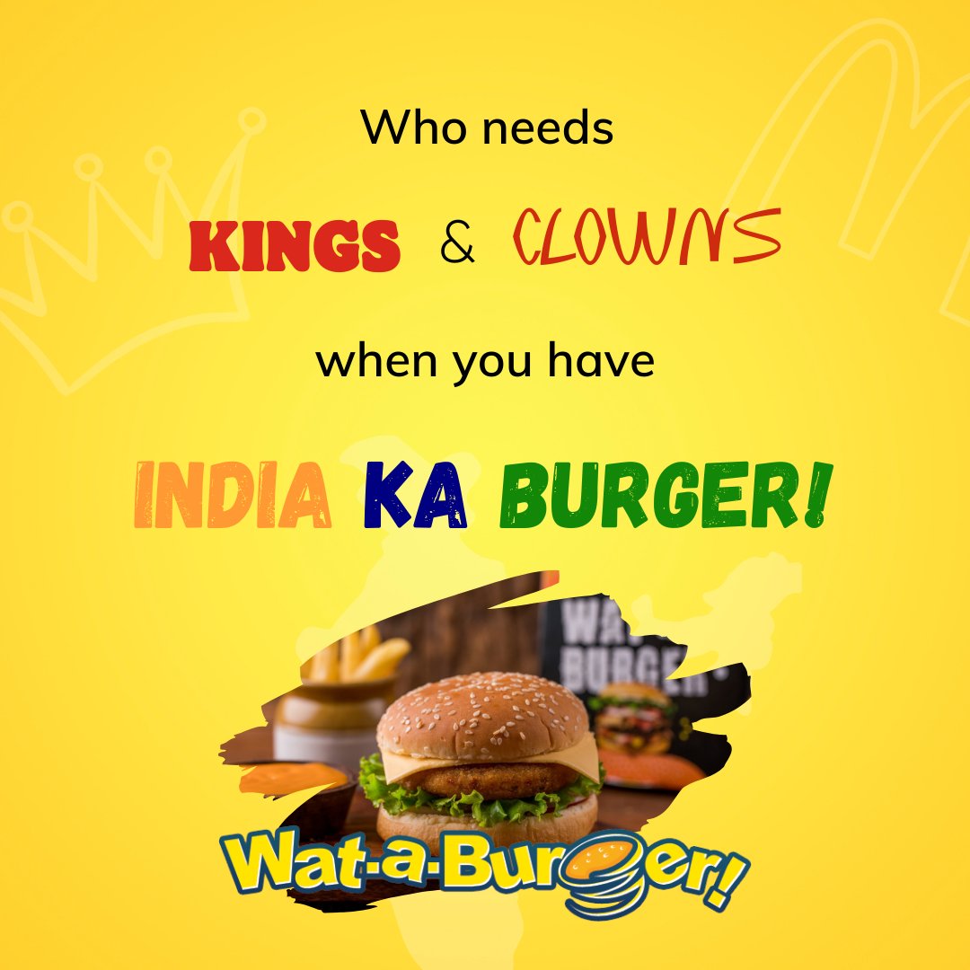 wat_a_burger's tweet photo. It's a time full of patriotism and it is our duty to feed you the best burger in the nation. ๐ฎ๐ณ๐
#indiakaburger that rules all #burgers ๐
#wataburger #friends #burgerorder #burgertime #burgerlove #burger https://t.co/HYZGMqQvGt