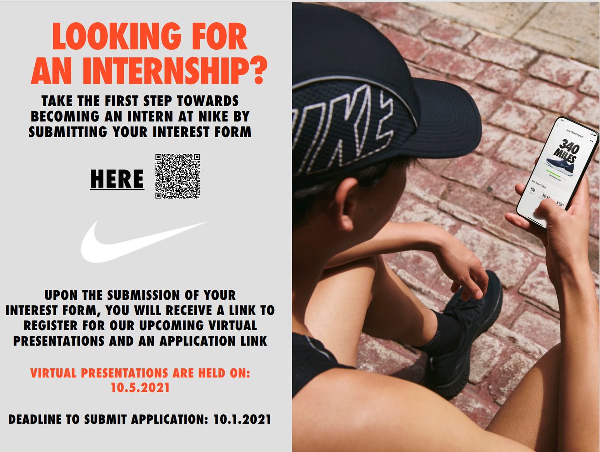 Don't forget! The NIKE 2022 Summer Internship deadline is approaching this Friday, October 1! Follow this link to register nike.recsolu.com/external/event… #hoyaslead #hoyasaxa #NIKE