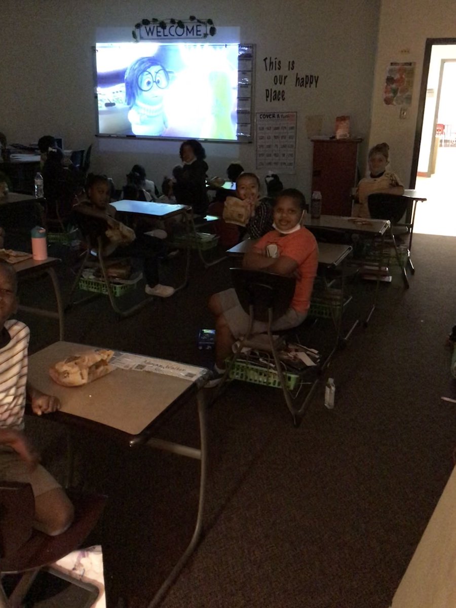 We exceeded our math district assessment goal, so we celebrated with a movie and popcorn during recess! Super proud! <a href="/CrosbyISD/">Crosby ISD</a> <a href="/CharlesRDrewES/">Drew Elementary</a> <a href="/C_Tisdom/">Christy Tisdom</a> #thisisnow