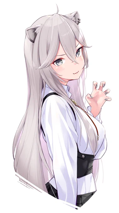 #今月描いた絵を晒そう
ししろん新衣装 
