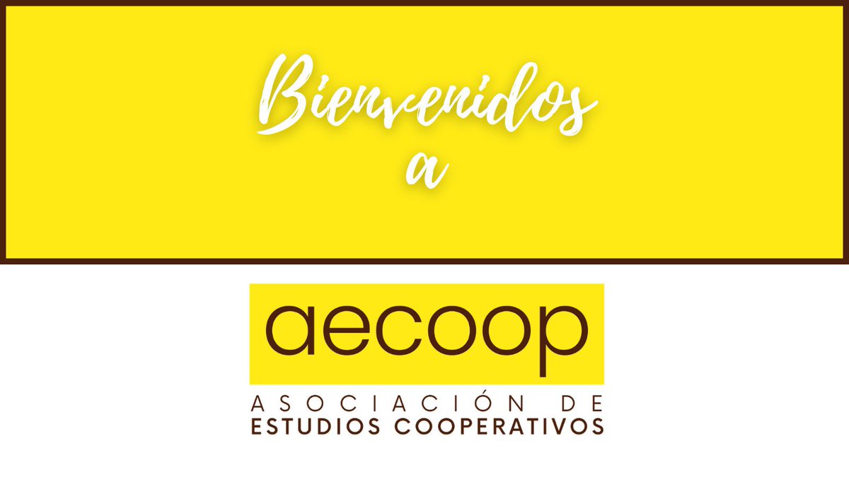 aecoop_ucm's tweet photo. ¡Bienvenidos y bienvenidas a AECOOP!

🔍 La Asociación de Estudios Cooperativos de la Universidad Complutense de Madrid se dedica a realizar estudios de investigación para el conocimiento y divulgación del cooperativismo.

#ucm #aecoop #cooperativas https://t.co/DmyWvhpoQX