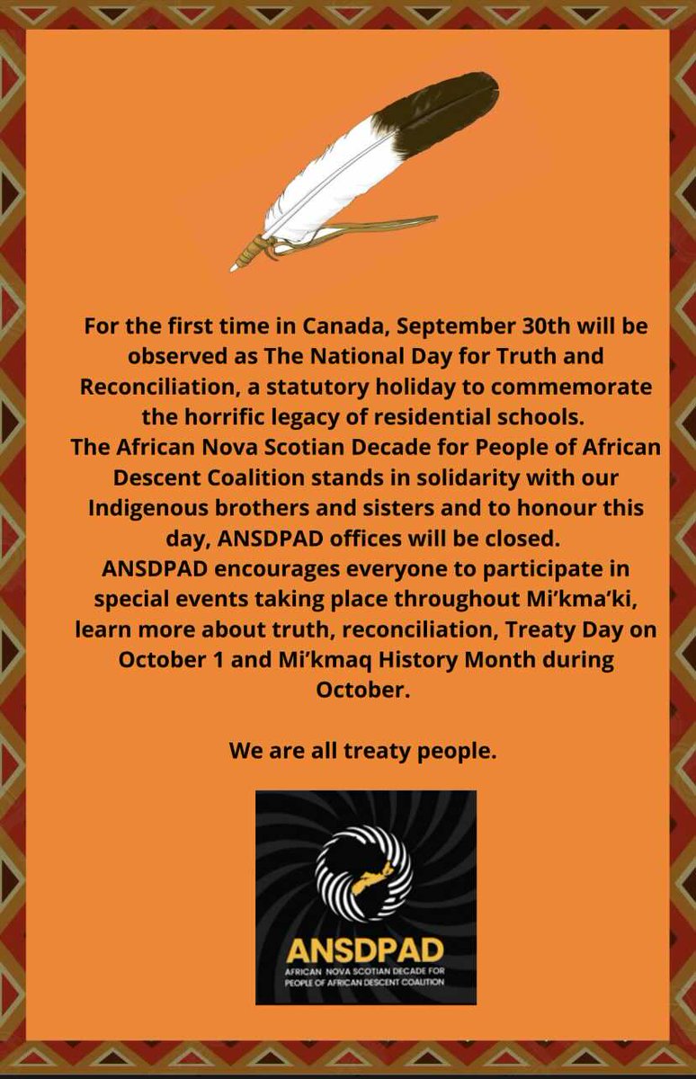 ANSDPAD stands in solidarity with our Indigenous Sisters &amp; Brothers!!