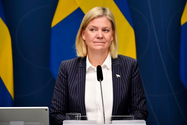 LukLarsson's tweet photo. Sweden’s Finance Minister Magdalena Andersson has agreed to replace outgoing Prime Minister Stefan Lofven as social-democratic party leader, paving the way for her to become the Nordic nation’s first-ever female head of government.

Read more: https://t.co/dZKE6Ogmgz 🇬🇧 https://t.co/s2sUVn6NPe
