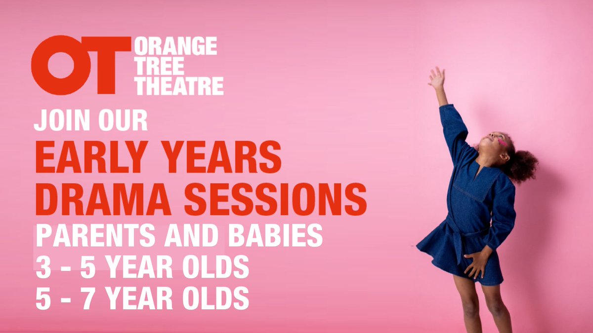 OT__Community's tweet photo. We have NEW Early Years classes for Parents &amp; Babies, 3 - 5's and 5 - 7's Year Olds - come along for a free trial this week! Email takepart@orangetreetheatre.co.uk for more details @RichmondNetMums @artsrichmonduk @ExchangeTwick @LBRUT  @richmondwkids @AforC_info @kew_tw9 https://t.co/InOoSpJ93e