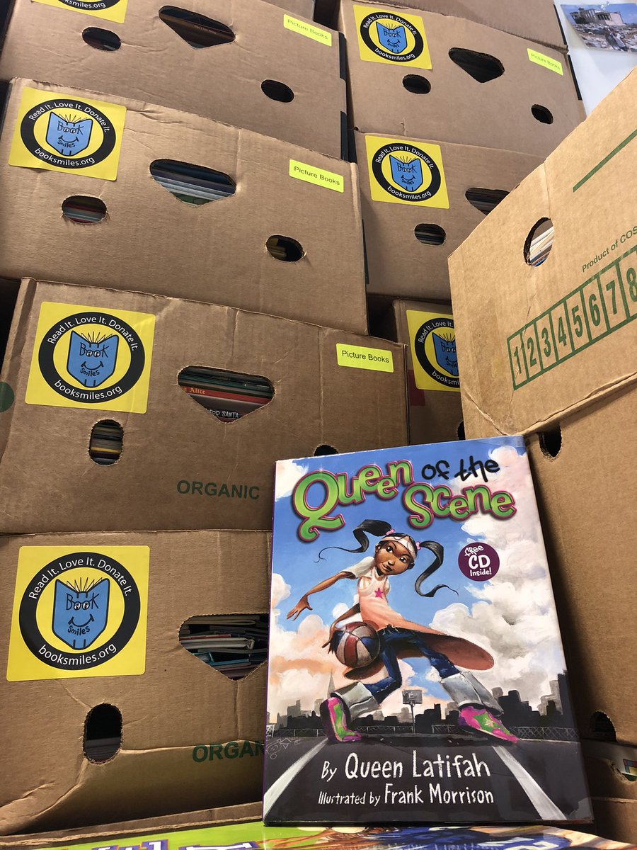 What a great find <a href="/booksmiles1/">BookSmiles</a> Book Bank!  <a href="/IAMQUEENLATIFAH/">Queen Latifah</a> #youarethequeen #queenofthescene #donatebooks #booksmilesnj