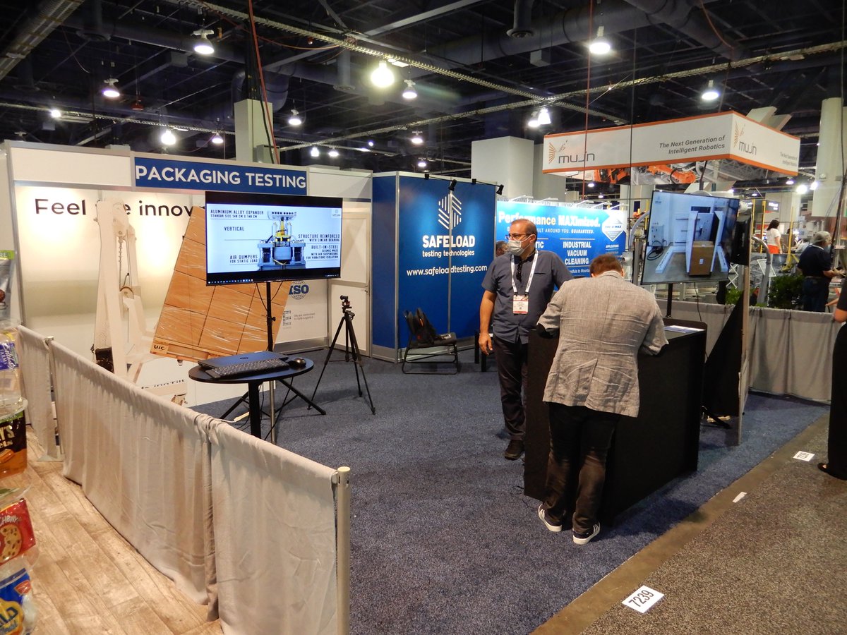 SafeloadTesting's tweet image. We´re still at @packexposhow ready to share our solutions for #packagingoptimization with you! Stop by booth 𝗦-𝟳𝟮𝟯𝟵 to see in person how our 𝗶𝗻𝗻𝗩𝗶𝘀𝗶𝗼𝗻 system works and learn how it can help you to measure and analyze load deformation in a matter or minutes.
