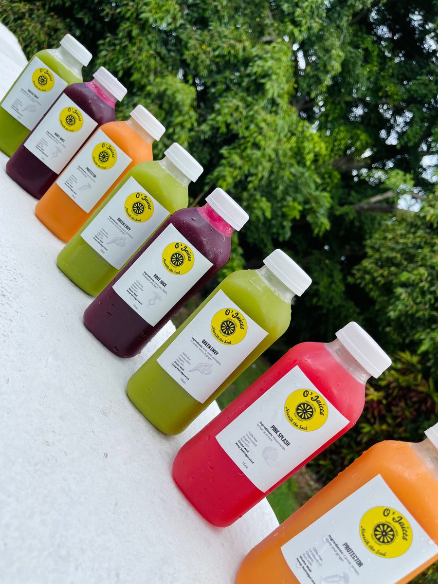 Name a better lineup! 🧃 

What’s better than one juice? A rainbow selection of them! 🌈 ☀️ 

Perfectly blended, nutrient dense — it’s the grab &amp; go nutrition you need to keep you fueled throughout the day.