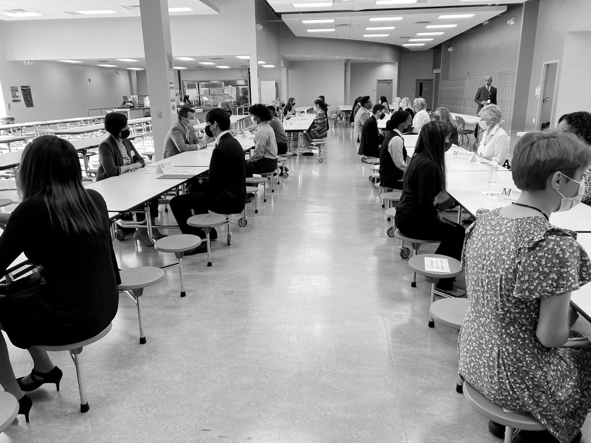 VernonMaloneCCA's tweet photo. A morning of Speed Mock Interviews is a great way to start the day! @WCPSS @wcpssmagnets @CTEforNC @WCPSS_CTE #betterthancoffee #vmready https://t.co/fpESosaVjW