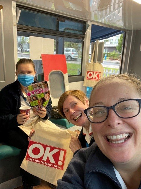 MFT_CSSAHPs's tweet photo. Project Wingman is taking off this week ✈️, as part of the #CSS_Civility launch. A few members of our lovely NHS staff are indulging in the half an hr VIP experience..enjoy ladies, well deserved! 🚌🤩👏 https://t.co/zdWfmZpWYU