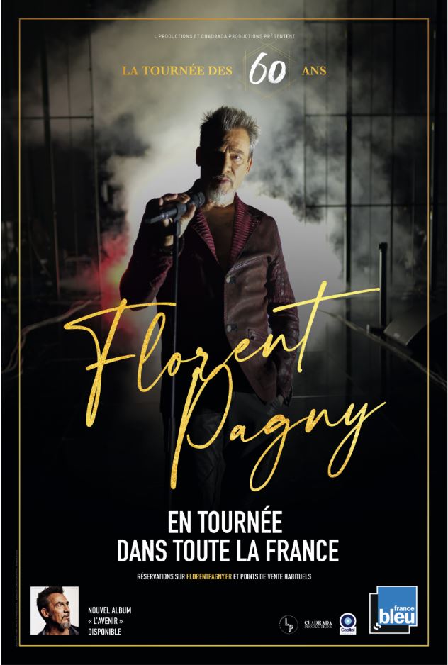 Quatre nouvelles dates se rajoutent pour "La Tournée des 60 ans" de Florent Pagny ! 🔖🔥 
📍 Orléans – Zénith n°2 le 22 février 2022.
📍 Caen – Zénith n°2 le 24 février 2022.
📍 Nantes – Zénith n°2 le 4 mars 2022.
📍 Rouen – Zénith n°2 le 22 mars 2022.