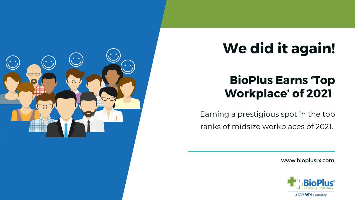 BioPlusPharmacy's tweet photo. We are beyond honored to accept this recognition again.

Orlando Sentinel’s ‘Top Workplaces’ program aims to identify the best companies in the area, based on more than 1,000 Central Florida organizations who were invited to participate. https://t.co/UZsHYozVzR