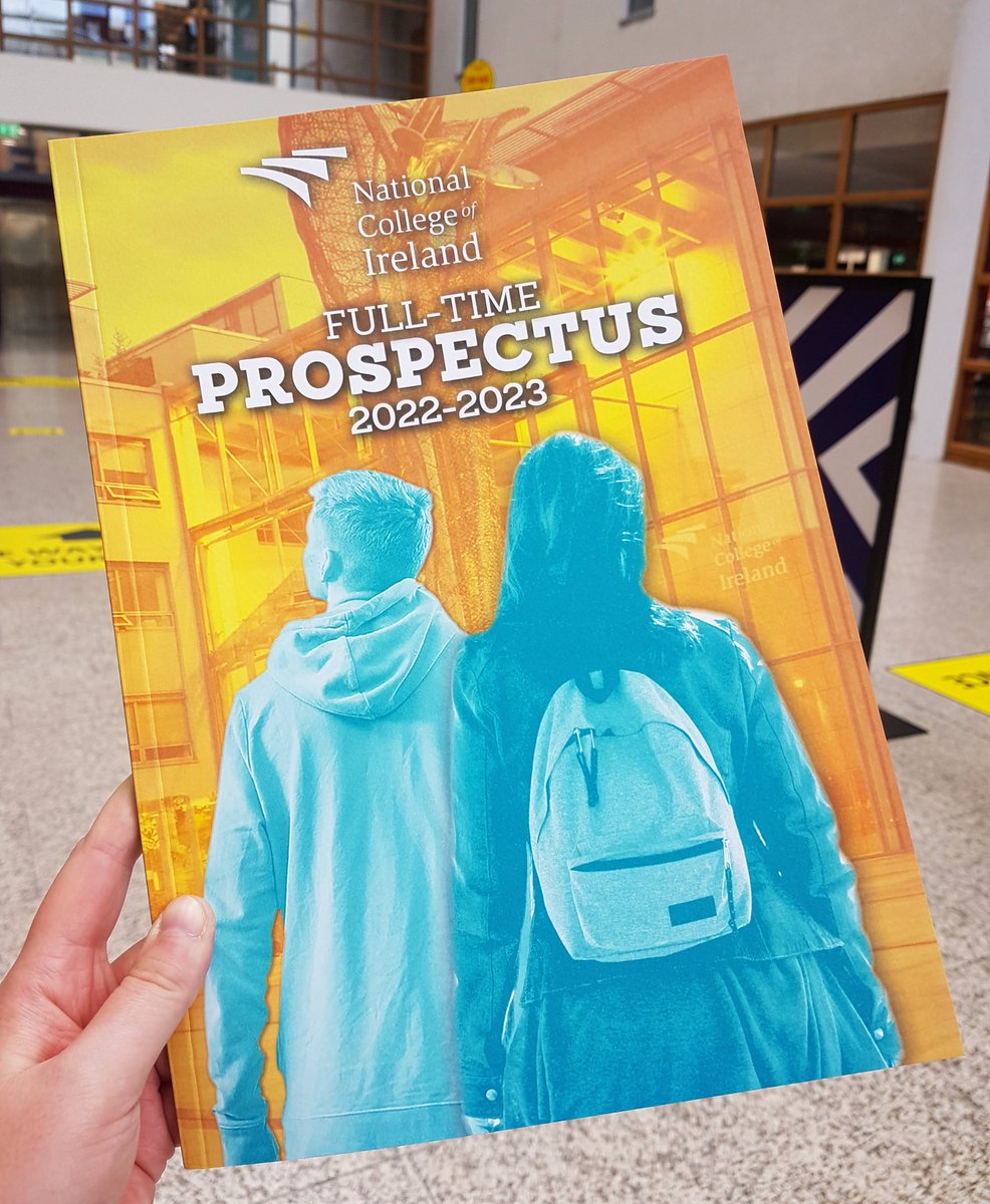 NCIRL's tweet photo. 🔥 Hot off the press 🔥

Download our new full-time prospectus here: https://t.co/5AVy0r39rf #CAO2022 https://t.co/PhYhC2ottr