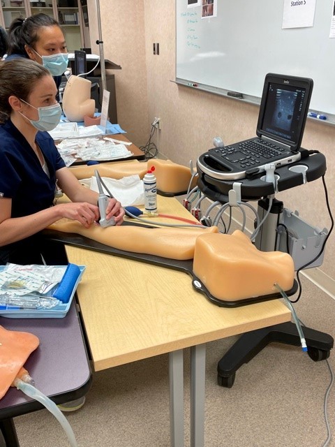 WakeForestCEAL's tweet photo. We are excited to be back teaching #USGIV today! In 24 months, we've trained over 350 nurses (and counting) across 5 hospitals, ED, ICU, floor. 👍 @TheCaseyGlass https://t.co/LJKLLID8pm