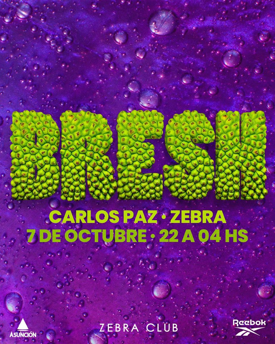 Jueves 7 de Octubre || Open 22 to 4 Am

🍦BRESH 🍭 <a href="/fiestabresh/">BRESH</a> 

FORMATO BAILABLE / SIN BURBUJA

Anticipadas en Venta👇🏾

🍿 alpogo.com 
(Link in bío)