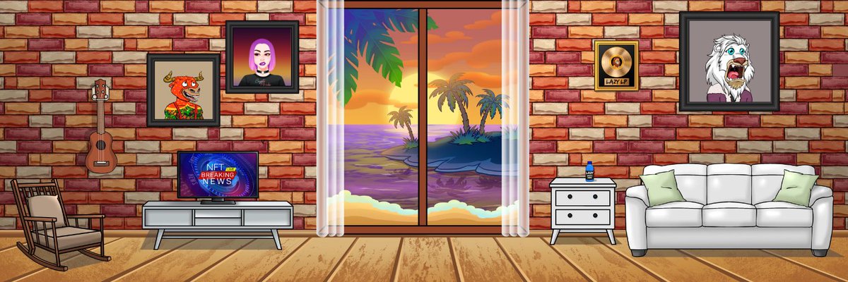 NFTDiva's tweet photo. Finally stopped being lazy, and claimed my @LazyLionsNFT bungalows. So excited that I scored the Golden #LazyLions LP, the rarest bungalow feature in the whole collection!🎵 #JustMovedIn https://t.co/DJxVRx3Iep