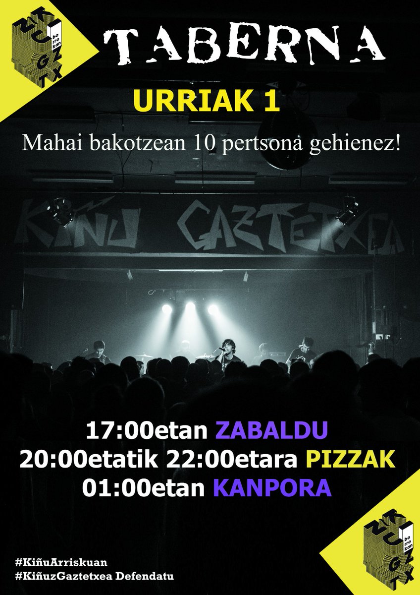 kinugaztetxea's tweet photo. 💥ADI💥

Kiñun ateak zabaldukoguz bariku arrastien!

⭕17:00etatik aurrera... Ta iluntzean pizzak!
#KiñuBorrokan #KiñuzGaztetxeaDefendatu https://t.co/neRKKGrIfu