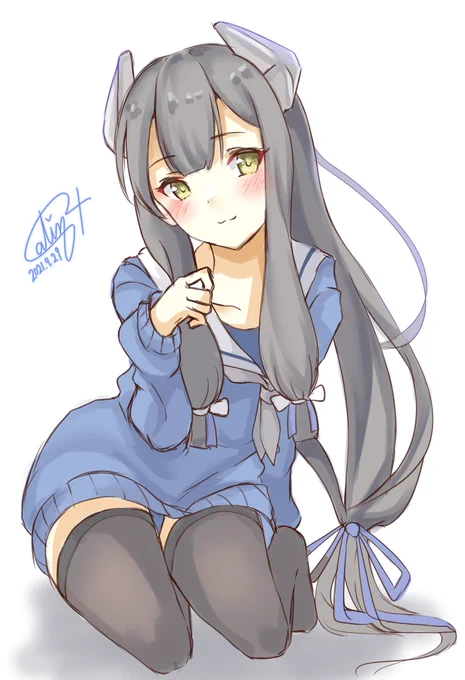 よにゃ🐱

#艦これ版深夜の真剣お絵描き60分一本勝負 
#艦これ版真剣お絵描き60分一本勝負_20210929   #艦これ 