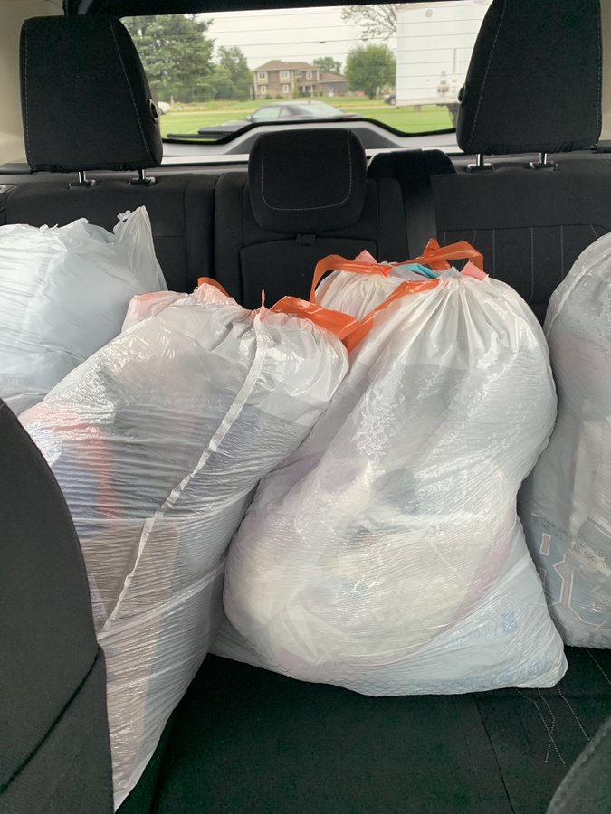 goodwillnow's tweet photo. @ElmwoodAD  2 more days! 2pm-6pm! Stop out at the Goodwill trailer with a donation take a pic and tag us! 🧥+🤳extra 25lbs = $500 scholarship👩‍🎓for a senior!  School with the most weight in donations wins! #passitonchallenge #goodwillnow #community https://t.co/sDoPbLdcRR