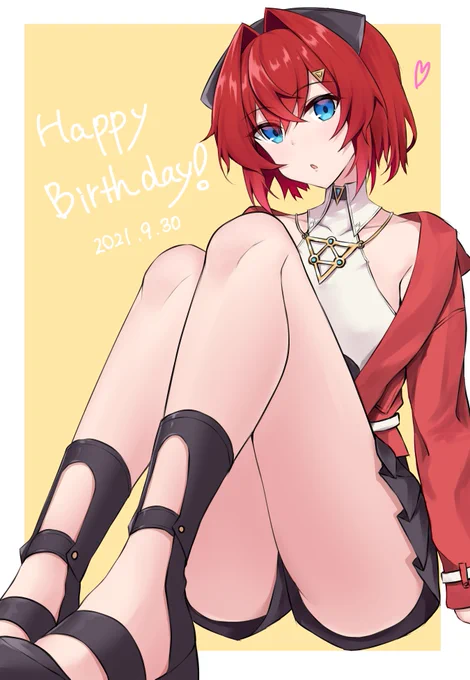 アンちゃん誕生日おめ! #絵ンジュ #アンジュ爆誕 
