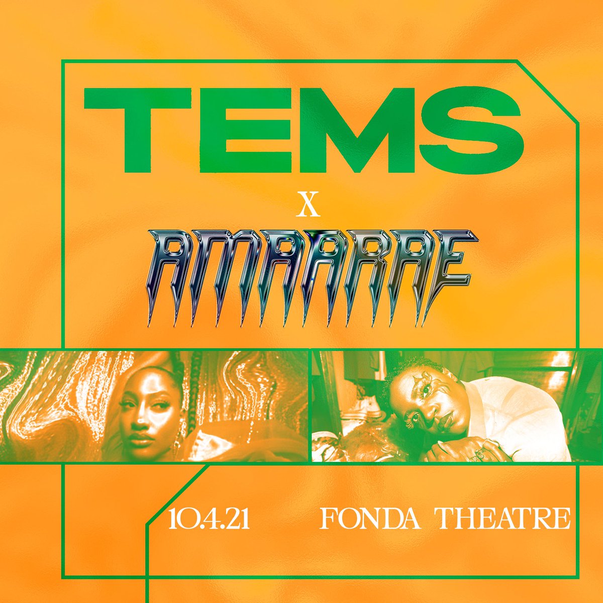 Los Angeles

This one is different

<a href="/temsbaby/">TEMS</a> x <a href="/amaarae/">BLACK STAR</a> 

Sensational: axs.com/events/413712/…