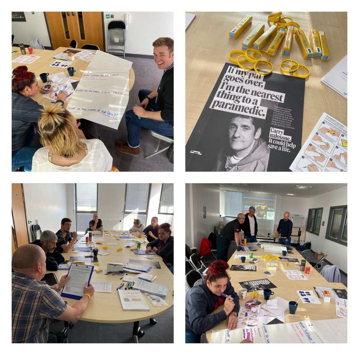GBMC73's tweet photo. 🤓 Im #Buzzzzing man 💛 

👉🏻 Mint 1st day of #Naloxone #Training &amp; we will hit the #streets the morra making #supplies of #LifeSaving #Naloxone 💛 

👉🏻 We are totally #SLIC (Saving Lives In Cardiff) and deffo #HIGH (Help is Giving Hope) in #Cardiff 😳 https://t.co/HWpufzzWj1