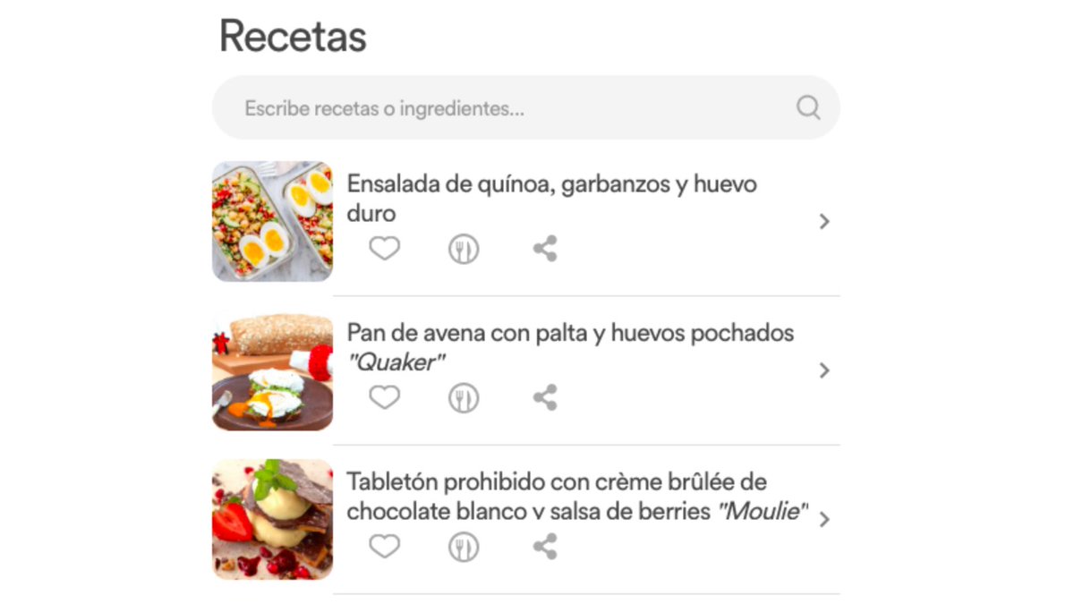 comoquiero_menu's tweet photo. ¿Sabes qué cocinar hoy?
entra a ✨ComoQuiero✨ y en el buscador de recetas escribe un ingrediente y obtén las ideas que necesitas :)
https://t.co/7Jgaku83uR https://t.co/34AyOGjCfn