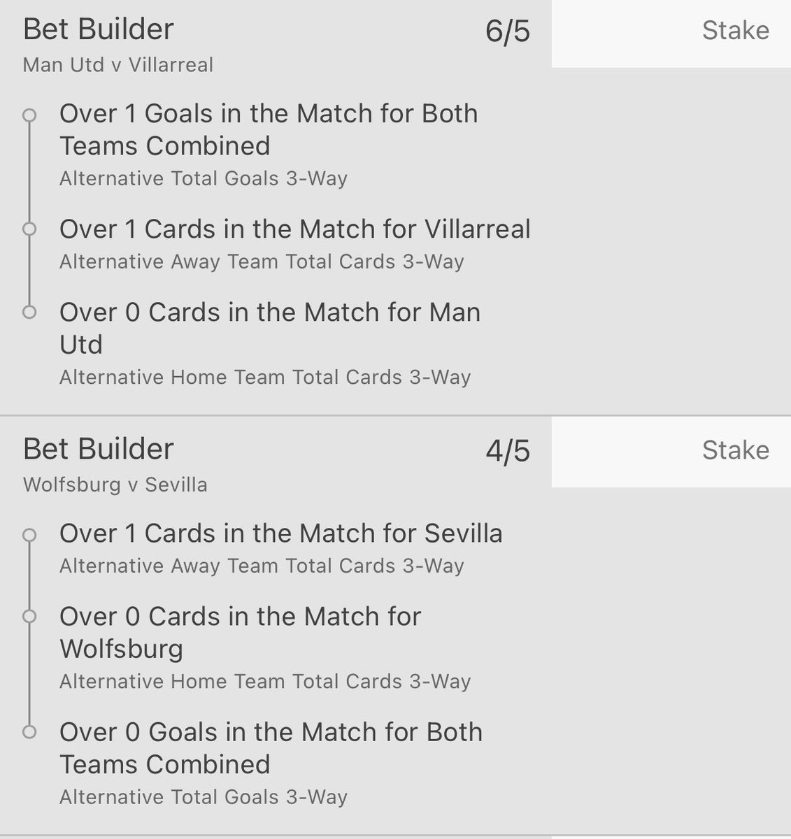 thetipsguide's tweet photo. 6.26/1 Treble for the later games 🤞🏼

18+ gambleresponsibly https://t.co/Zj1iHgahju