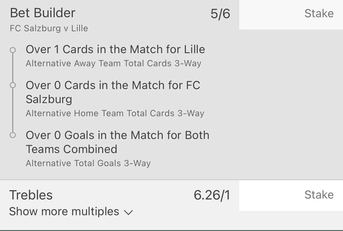 thetipsguide's tweet photo. 6.26/1 Treble for the later games 🤞🏼

18+ gambleresponsibly https://t.co/Zj1iHgahju