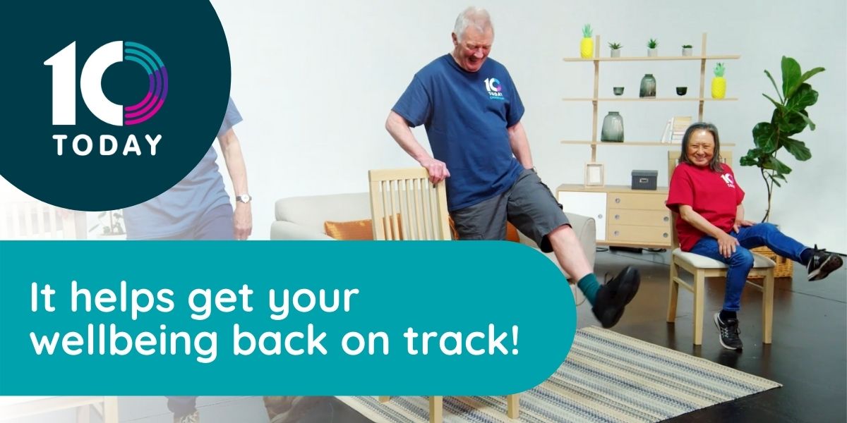 Give your mental and physical health a boost with our accessible 10 Today routines. Designed to help older people move and stretch at home, the 10-minute sessions can improve mood and mobility so there’s every reason to join in. Learn more at 10today.co.uk
#Take10Today