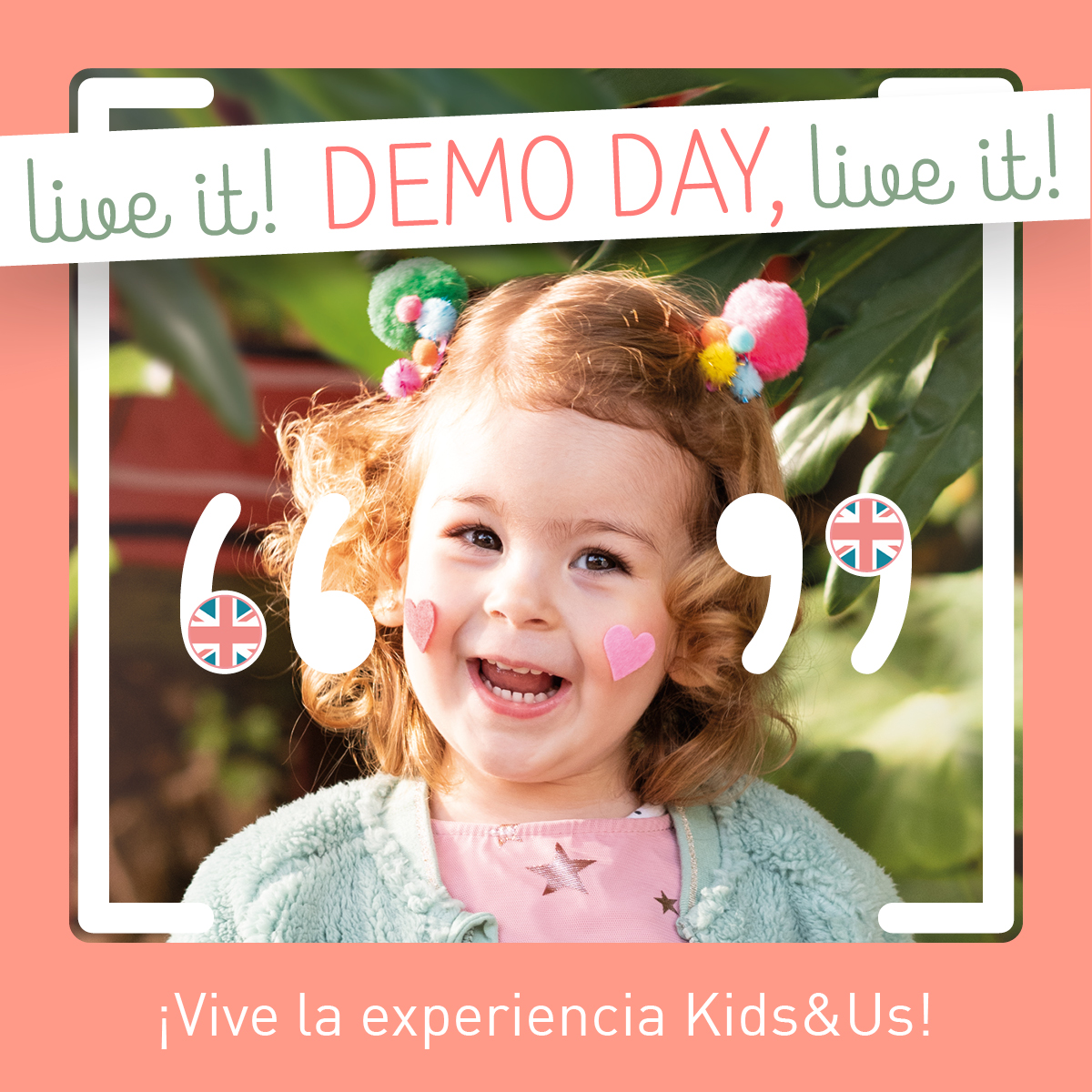 kids_us's tweet photo. ¡El sábado 23 de octubre vive una experiencia única en el Demo Day! 👩‍🏫 Os invitamos, a ti y a tu hijo/a, a conocer el día a día de Kids&amp;Us en una clase demostrativa. 🎇 ¡Las plazas son limitadas! ➡ Reserva tu plaza en https://t.co/S9xtaCBq6Z https://t.co/SrKzxJXuYQ