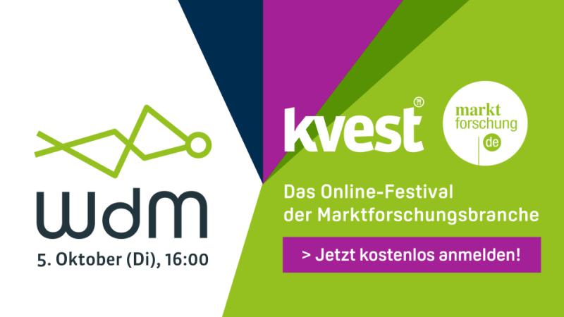 Nächsten Dienstag (16 Uhr) fordern wir auf der #WdM21 den Wettbewerb im Pitch "Marktforschungsplattformen" heraus! 🚀

Dabei stellen wir auch unsere schnelle und effiziente #Pricing-Lösung vor.

✅ Hier geht's zur Anmeldung: lnkd.in/d-x995Mm

#insights #marktforschung