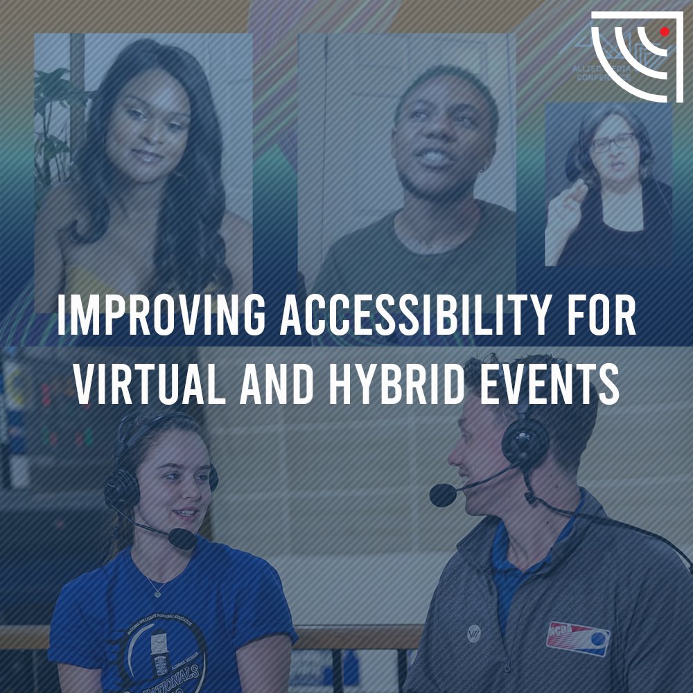 The Americans with Disabilities Act has ushered in new advances to make media more accessible. How do we take these aids, like closed captioning and sign language interpretation and integrate them into streaming events? Head to our blog for more: bit.ly/3lZ1RFk
