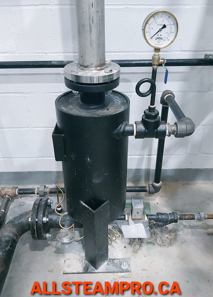 AllSteamPro's tweet image. Blowdown Separator installation. Contact us if you need a new blowdown tank or blowdown separator. 
allsteampro.ca 
1-888-222-8670
#boiler #steam #blowdown #allsteampro #tank
