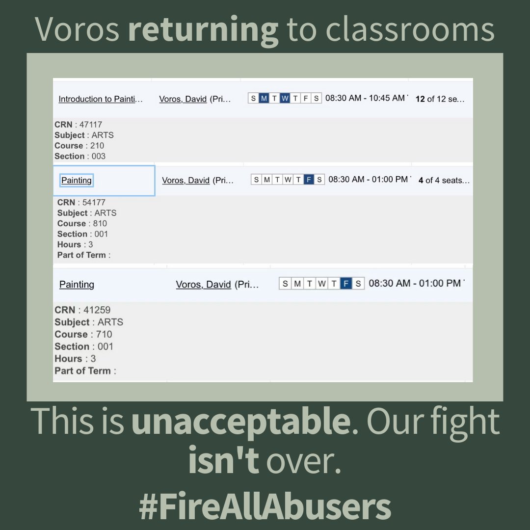 Fire All Abusers USC tweet media