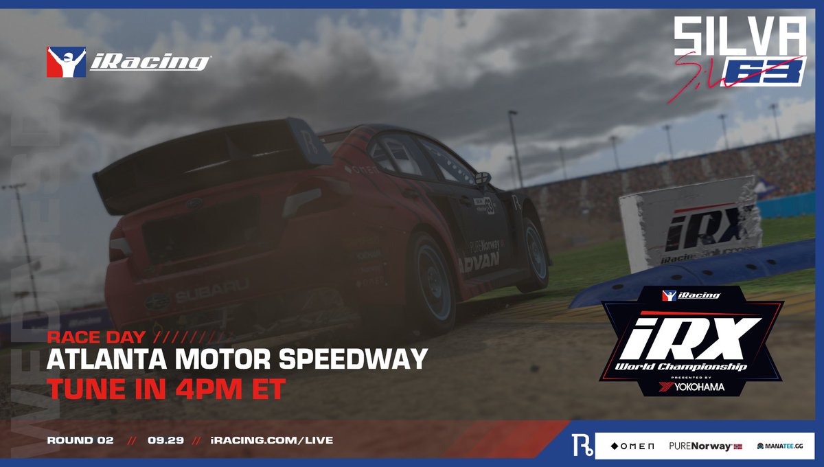SindreSilva's tweet photo. iRX World Championship Series 2021 Round 2!
Really looking forward to this round! After a devastating first round!
🕚: 11:00 PM (GMT+2)
🎥: https://t.co/TDJtZlQjzd
🇳🇴 : https://t.co/9rFeYJKEBC
🇬🇧 : https://t.co/afuPs5KZhP
#Rotaryon #PoweredByOmen #PureNorway #Manatee https://t.co/3gt6fMUwPy