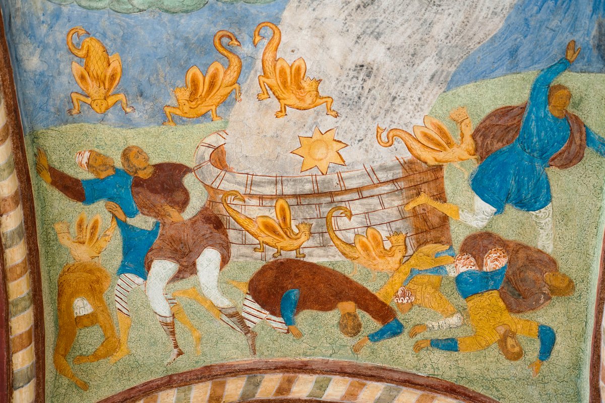 [Фрески из церкви Ильи Пророка в Ярославле. 1680]