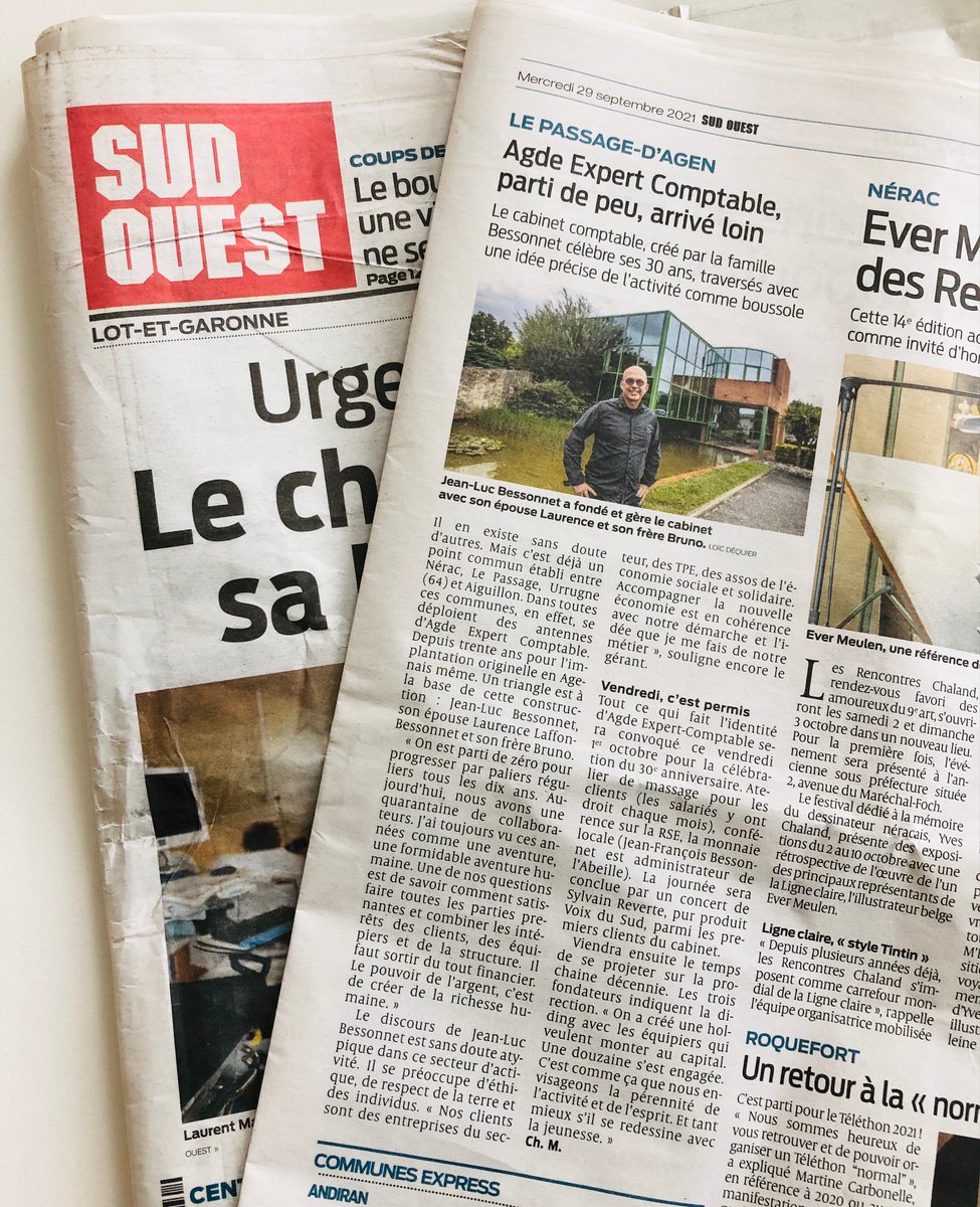 AgdeCom's tweet image. 30 ANS AGDE !!
Merci Sudouest.fr Lot-et-Garonne !