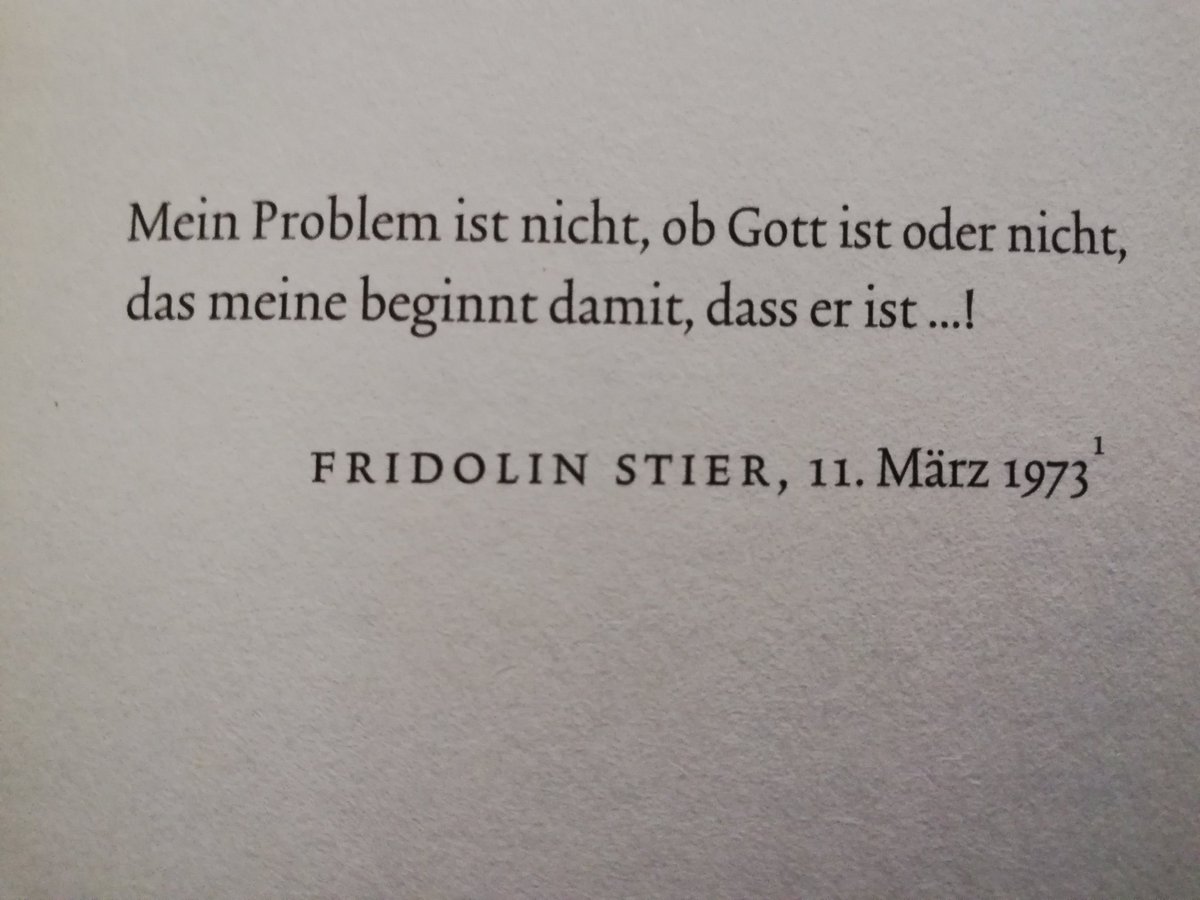 umlaufbahner's tweet photo. @A_G_White @walzfrank Da guck ... in: Fridolin Stier, Wenn aber Gott ist ... Persönliche Erinnerungen und biblische Reflexionen, Topos plus 579, Kevelaer 2006, 7. Fußnote: Ders., Vielleicht ist irgendwo Tag, Aufzeichnungen, Kerle-Verlag 1981, 276. https://t.co/SckqxIreUr
