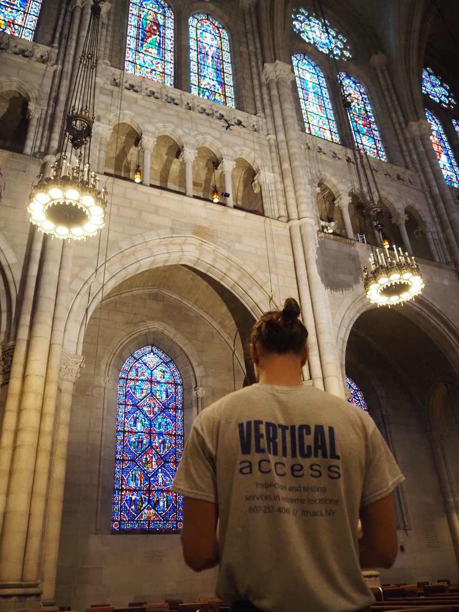 vertical_access's tweet image. While on site at @riversidenyc we took the opportunity to use one of our drones to create a 3D photogrammetric model of one of the famous stained glass windows as a research project to compare the accuracy of various dimensioning methods.

#wegotoextremes #uav #photogrammetry
