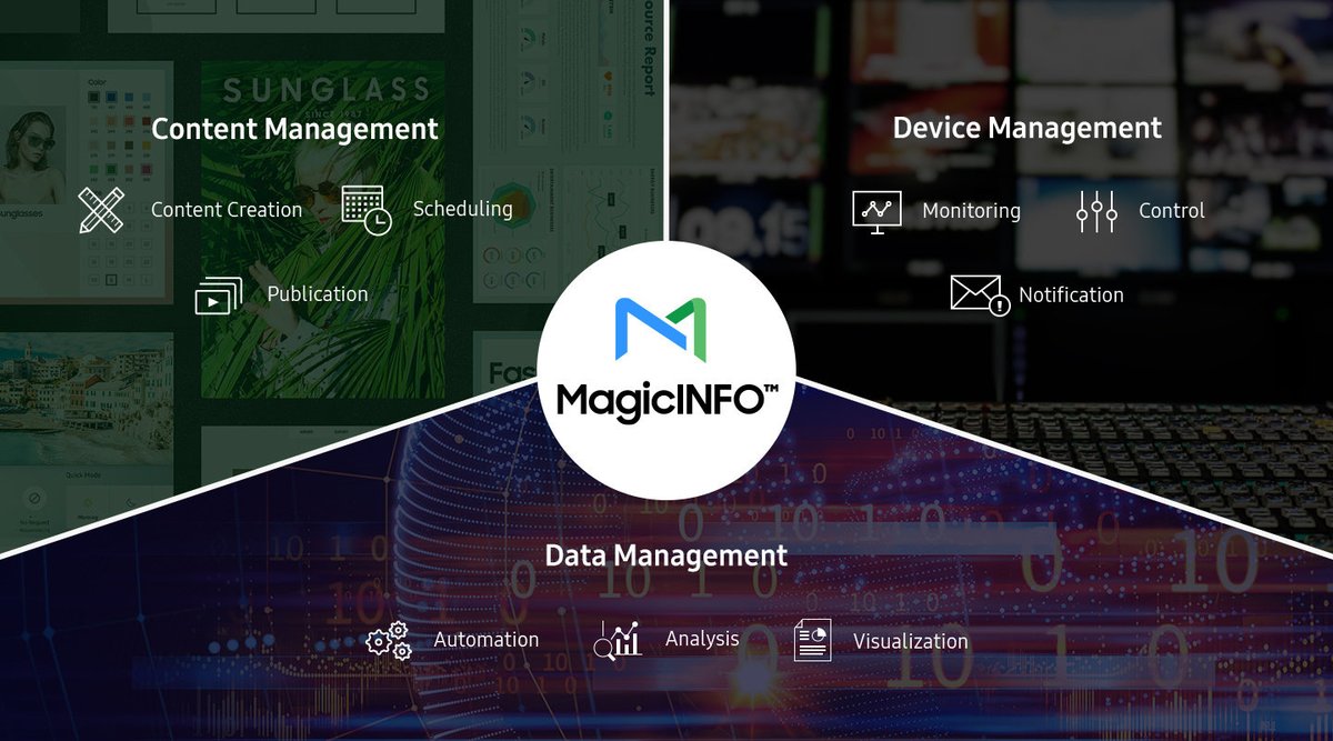 SamsungHealth's tweet photo. Seamlessly automate, control and analyze content and #Healthcare devices in a single flexible platform with MagicINFO from #Samsung.

Learn more: https://t.co/eM03jqYm53
#MagicInfo #SamsungInHealthcare https://t.co/Sa6aqPGMkn