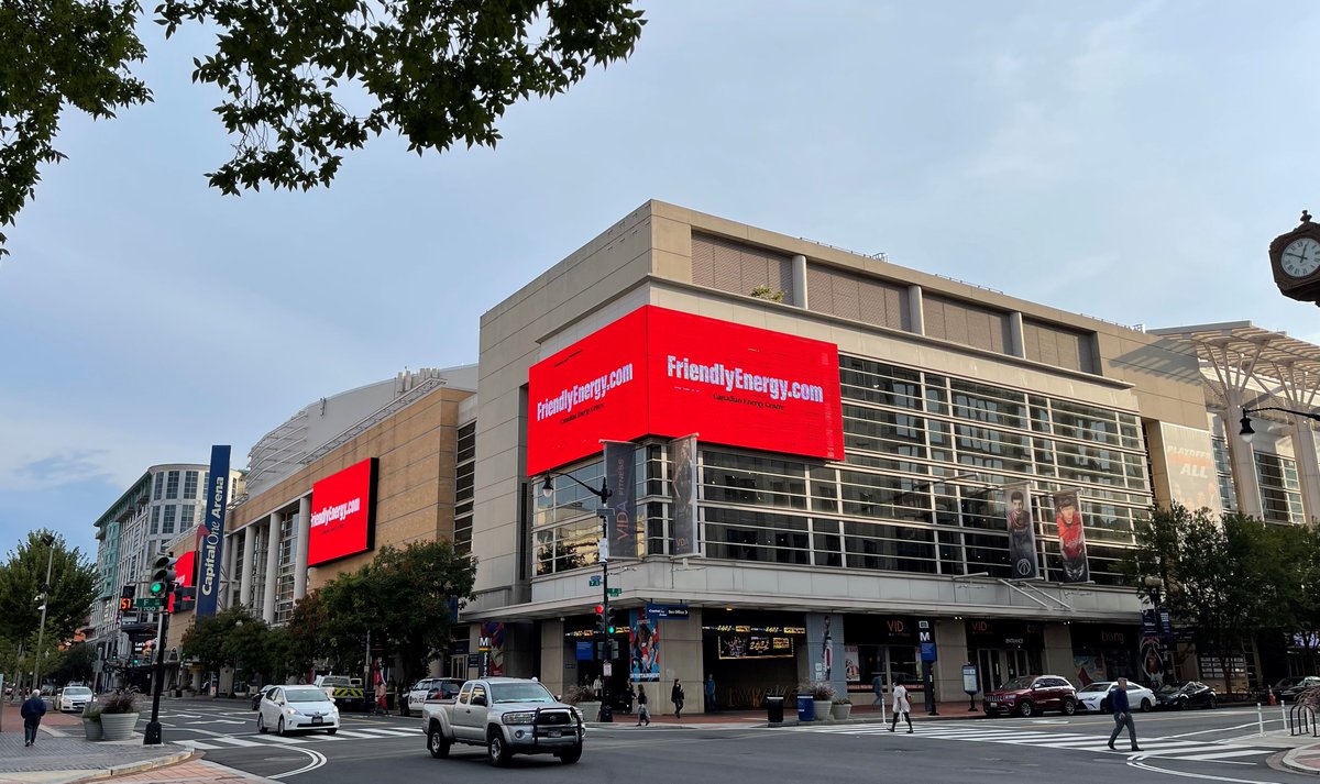 AB_EnergyCentre's tweet photo. The CEC’s #friendlyenergy campaign is live at the Capital One Arena in D.C. https://t.co/3gJNzZ2tQL