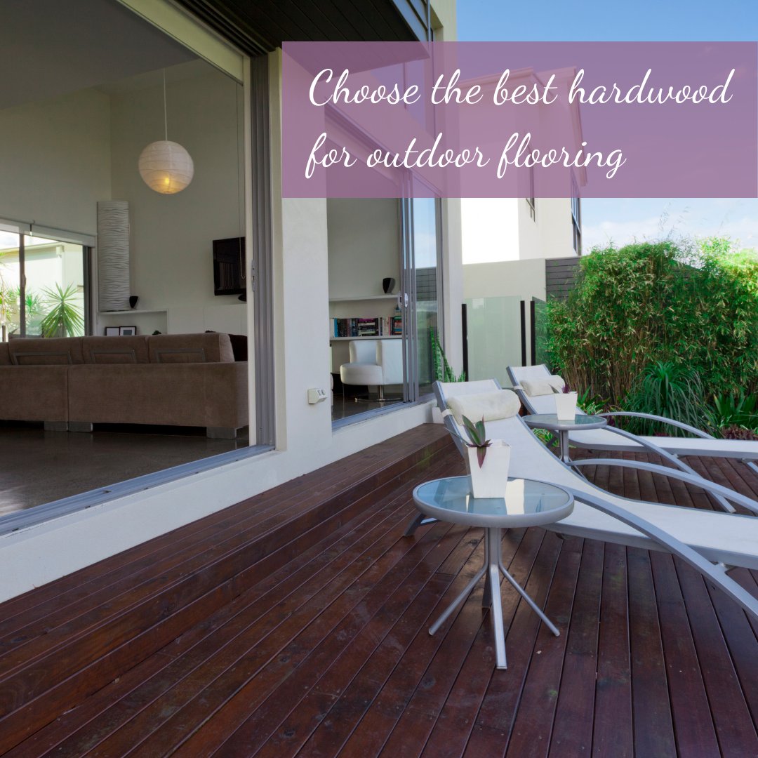 Choosing the best #hardwood for outdoor #flooring is what you get when you are looking to get precise with what you are looking for in terms of quality, price, and style. Our team can help with choosing the best wood for your outdoor flooring. Visit megakitchenandbath.com