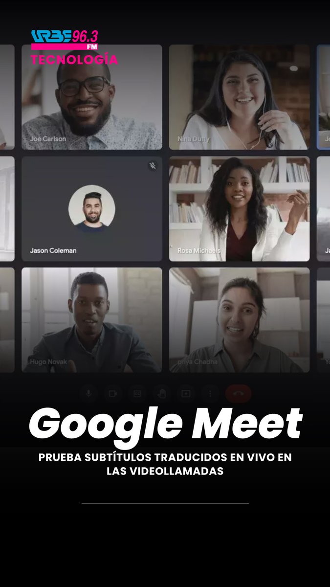 Google Meet prueba subtítulos traducidos en vivo en las videollamadas urbe963fm.com/node/4626 

#urbenoticias #29Septiembre #GoogleMeet