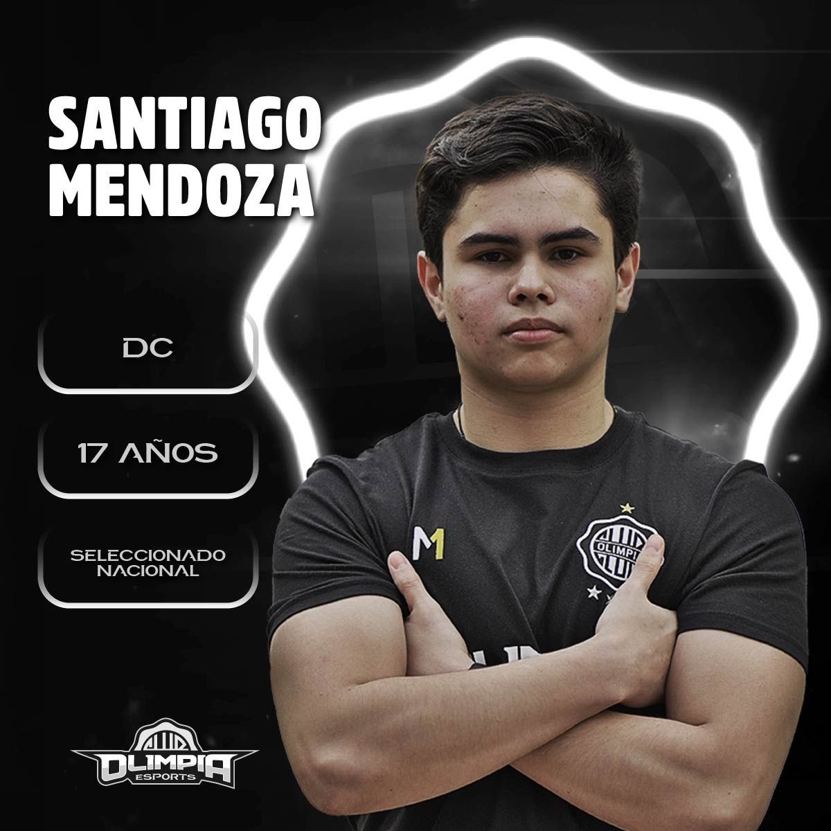 𝗣𝗥𝗘𝗦𝗘𝗡𝗧𝗔𝗠𝗢𝗦 a Santiago Mendoza como 𝘿𝙚𝙡𝙖𝙣𝙩𝙚𝙧𝙤 del plantel de #OlimpiaEsports.👊

𝚂𝚒𝚎𝚖𝚙𝚛𝚎 𝚎𝚗𝚌𝚊𝚛𝚊𝚛 𝚊 𝚕𝚘𝚜 𝚛𝚒𝚟𝚊𝚕𝚎𝚜 𝚢 𝚋𝚞𝚜𝚌𝚊𝚛 𝚊 𝚞𝚗 𝚌𝚘𝚖𝚙𝚊𝚗̃𝚎𝚛𝚘 𝚘 𝚒𝚗𝚌𝚕𝚞𝚜𝚘 𝚎𝚕 𝚐𝚘𝚕. 😎

¡Vamos por todo, equipo! 🎮⚽️