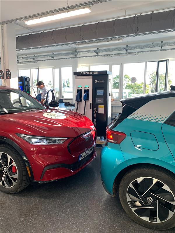 circontrol_com's tweet photo. Our #Raption100 and our team are attending to the CharIN e.V. Testival Europe 2021 at Ostfildern (Germany) with other testers from all over the world.
It is always great to demonstrate perfect interoperability between EVs and our chargers!👌 https://t.co/8mglXwTuWC