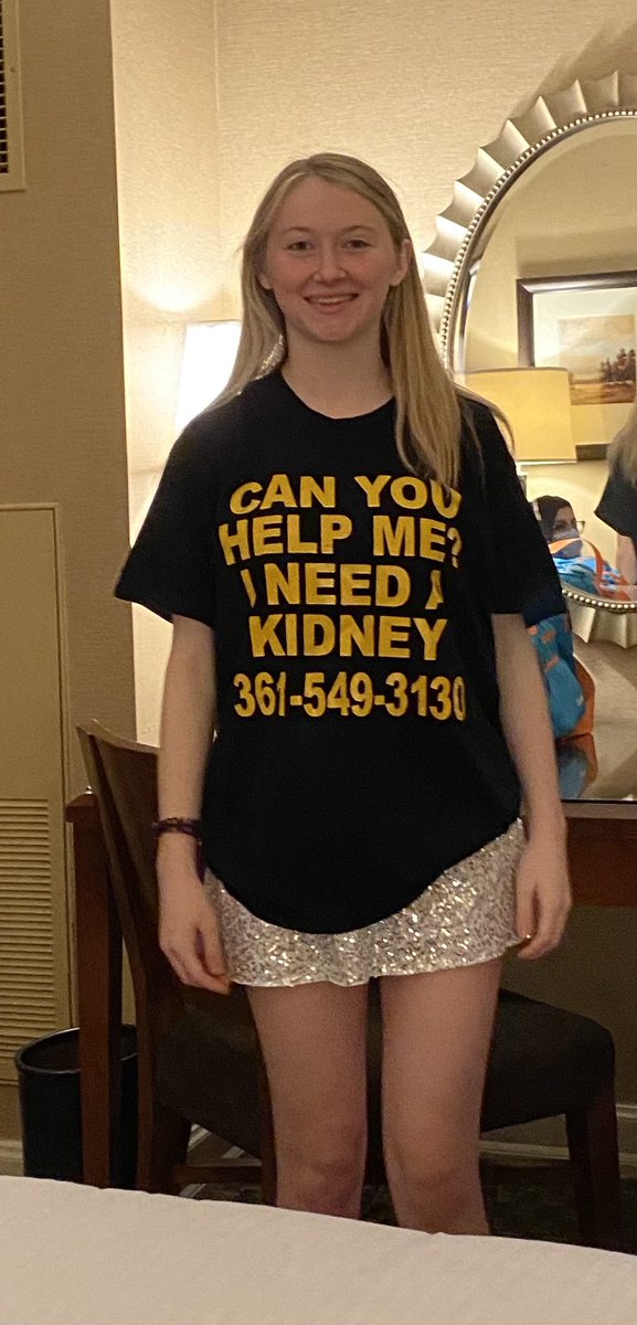 TaylorBearden5's tweet photo. help MK find her kidney @henley_mk  @VictoriaISD #bob21 #vehs https://t.co/XLCItjlfPf