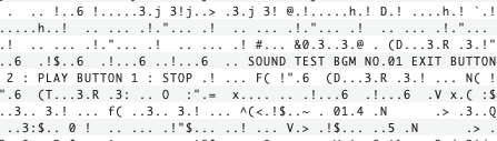gayou's tweet photo. とあるGGゲームをバイナリエディタで開くと、、
SOUND TESTの文字が。

それは知ってるけど、ROOM SELECT という文字も。
てことは隠しコマンドがあるのだろうか。

どうやって探せばいいのかよく分からんけど。
#ゲームギア https://t.co/EQWfBVgS9B