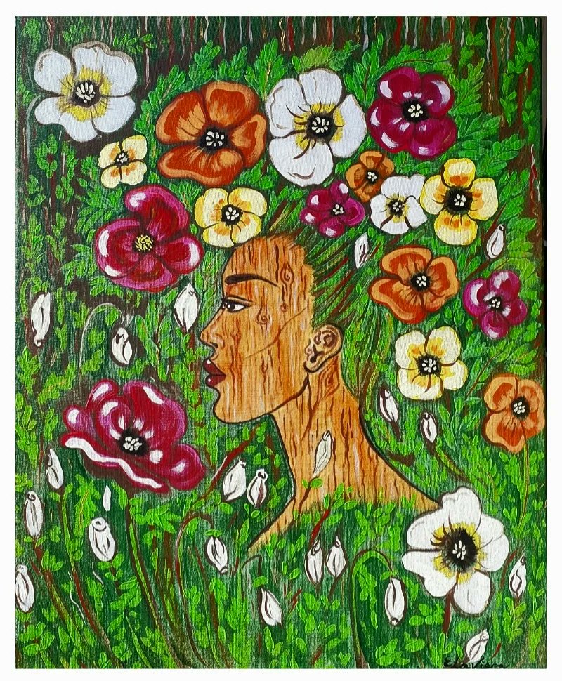 elavieramedina's tweet photo. Flower tree, acrylic on canvas, 24 in x 30 in. follow me on instagram @ enderlaviera10 #painting #art #acrílico #flower #reloj #moderno #color #oil #artecontemporaneo https://t.co/WzeQloTar6